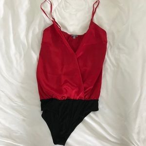 Charlotte Russe Red Bodysuit